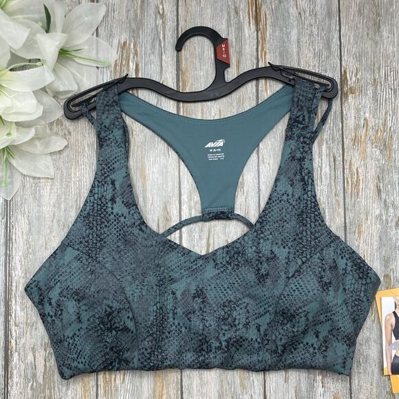 Women’s Snakeskin Print Active Sports Bra 2-Pack Size M - Picture 4 of 10